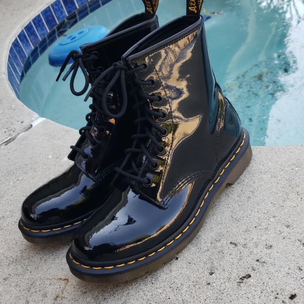 Docter Martens Platent Boots